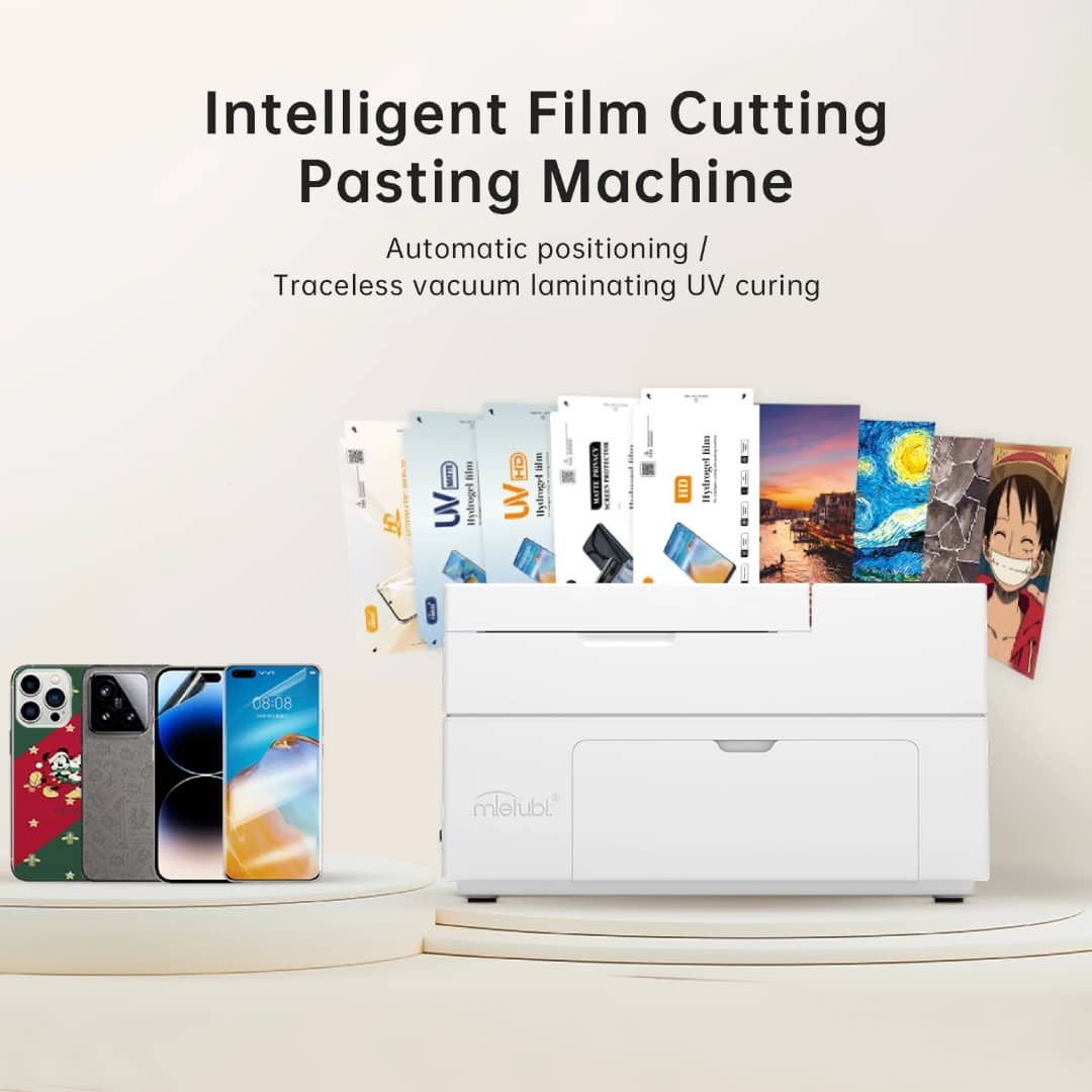 Cut and pasting machine for screen protectors of smartphone
